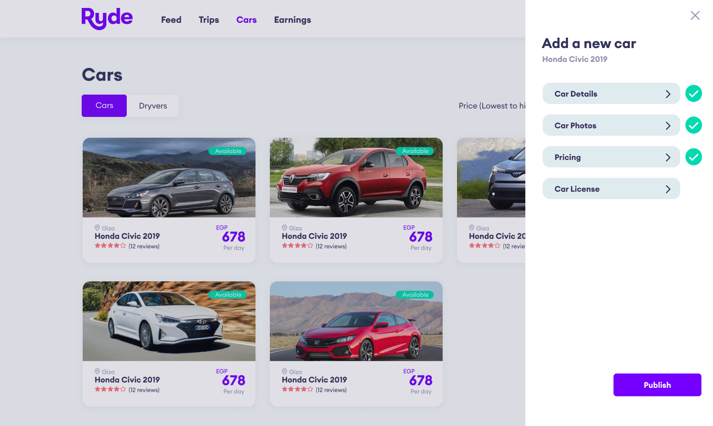 Add a New Car