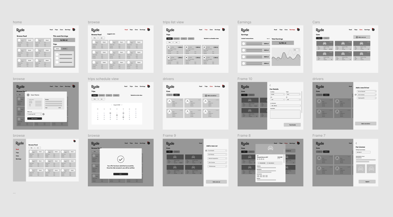 Wireframe exploration